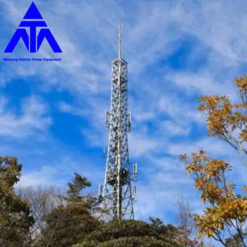 20m Steel Lattice Telecom Antenna Communication Tower