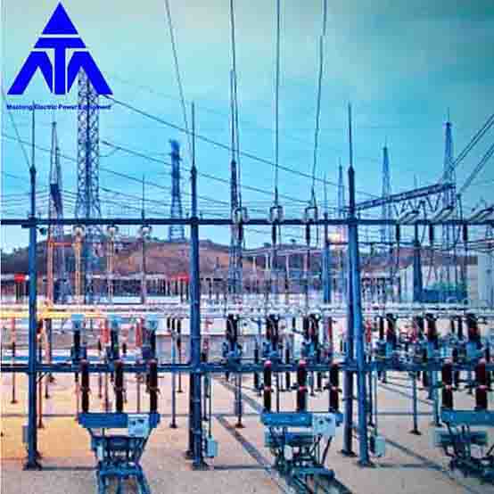 Galvanized 400KV Steel Structure para sa Electrical Substation